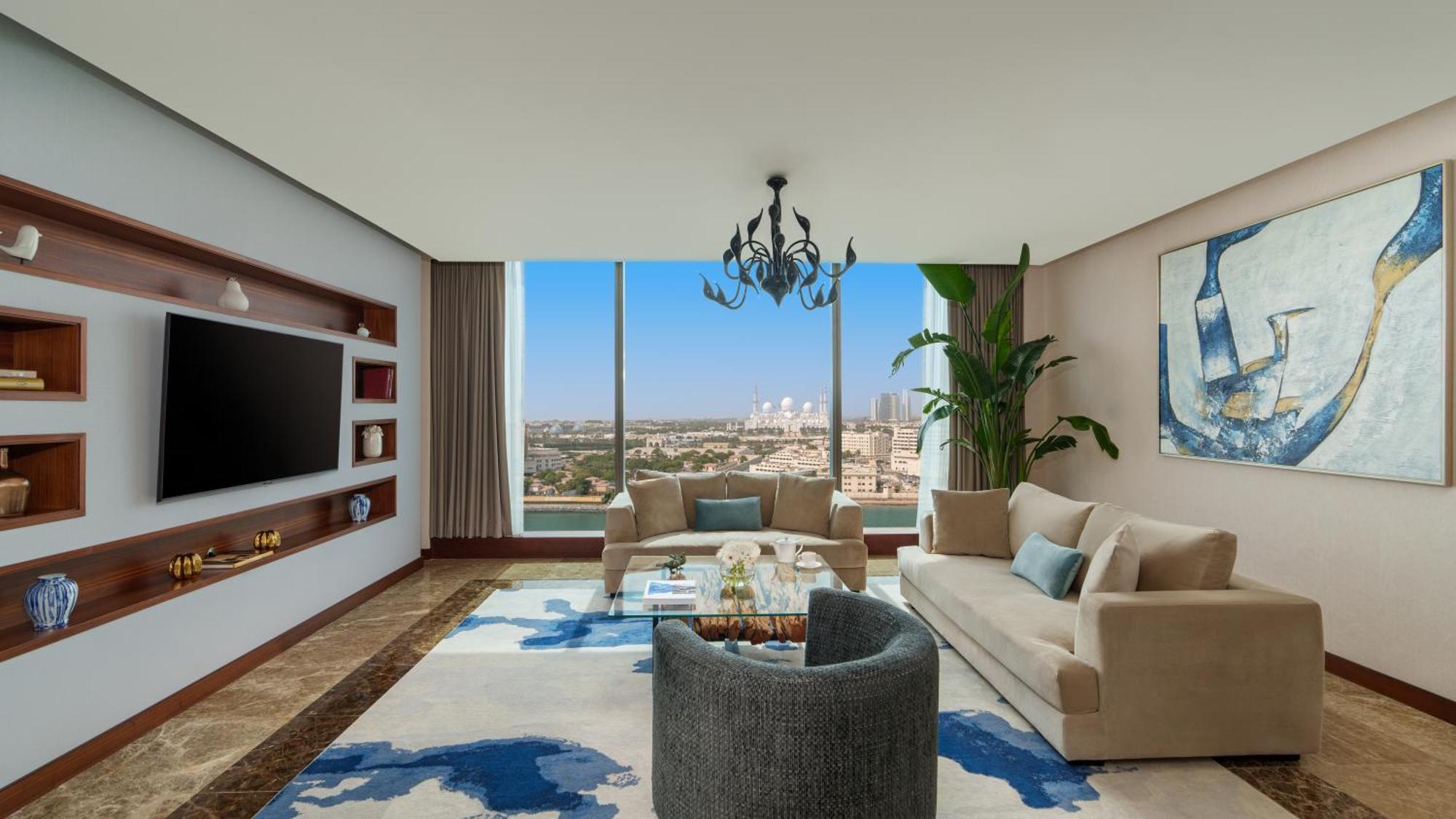 Fairmont Bab Al Bahr Hotel Abu Dhabi Exterior photo A living room in a typical apartment