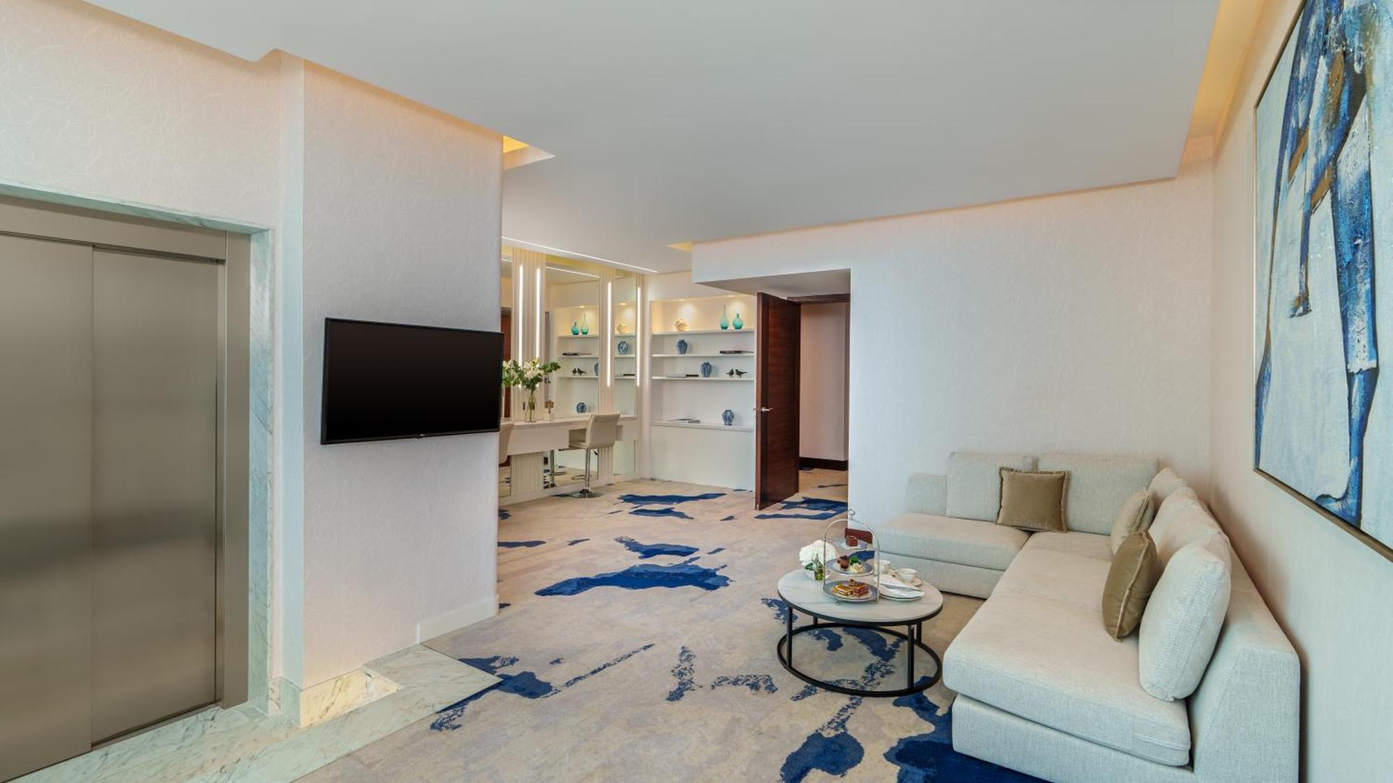 Fairmont Bab Al Bahr Hotel Abu Dhabi Exterior photo A suite at the hotel